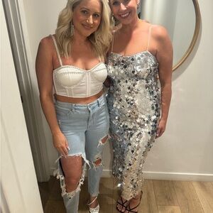 12th Tribe MIDI Sequin Dress